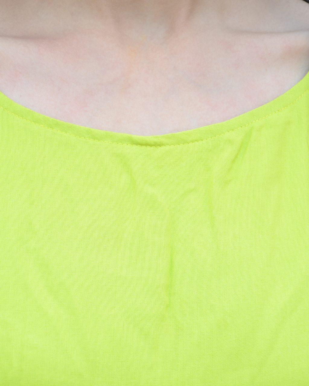 Latest Light Green Rayon Maxi Dress